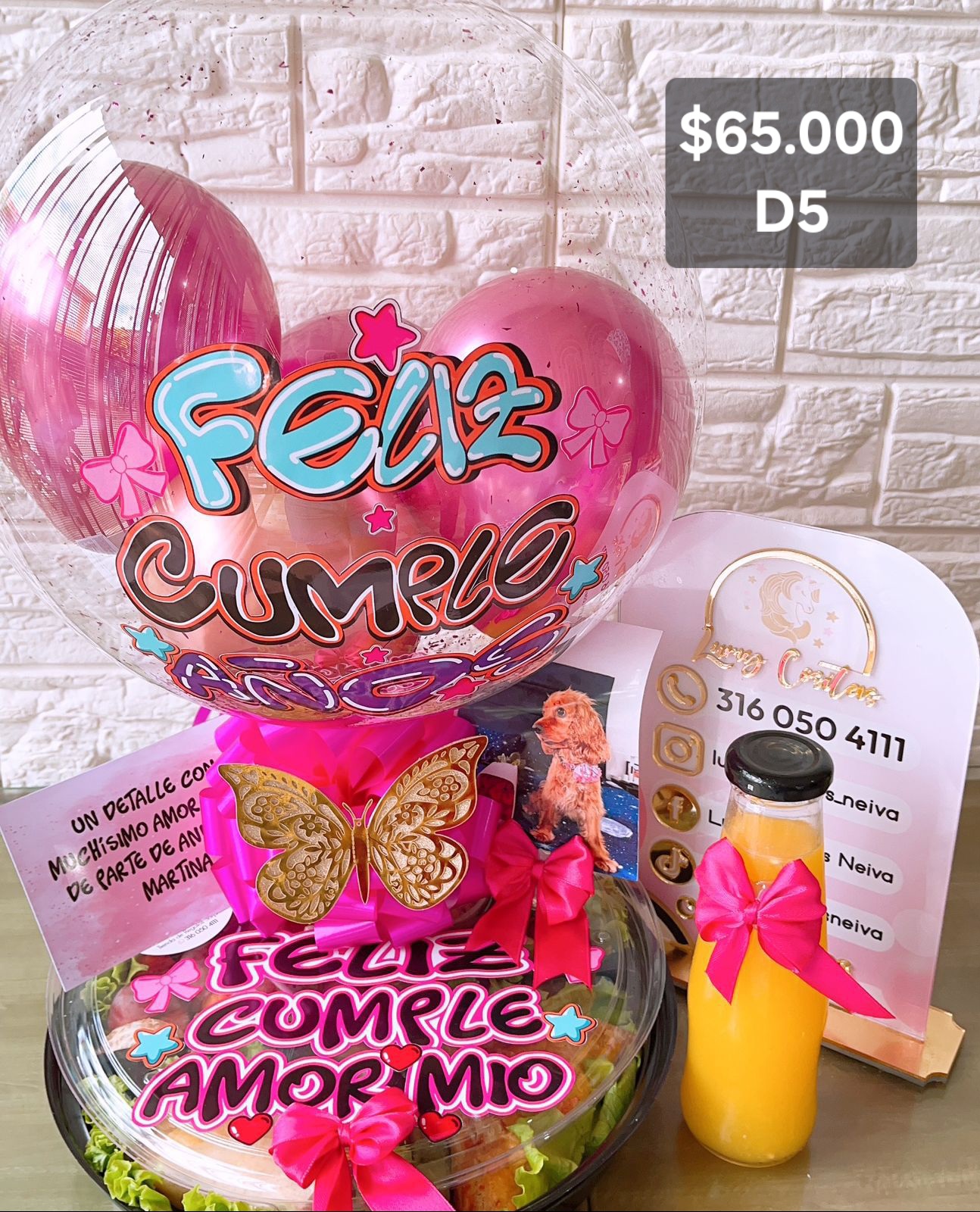 15. DESAYUNO MUJER ♥️ D5 $65.000 ♥️ DESCRIPCIÓN DETALLADA DEL MENU 🍲 .. EN EL LINK DE WHATSAPP  ⬇️