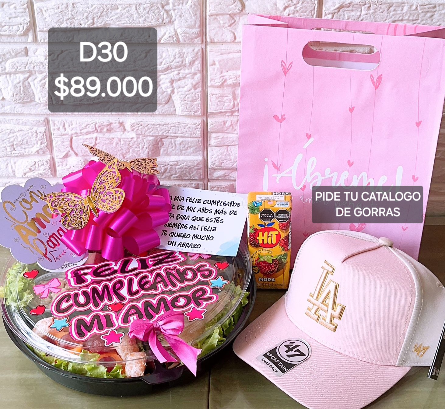18. DESAYUNO MUJER ♥️ D30 $89.000 ♥️ DESCRIPCIÓN DETALLADA DEL MENU 🍲 .. EN EL LINK DE WHATSAPP  ⬇️