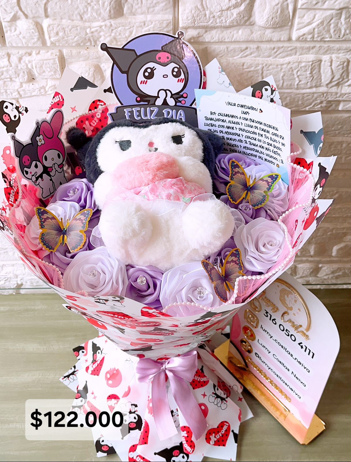 01. FLORES ETERNAS 🌹 $122.000🌹 KURUMI