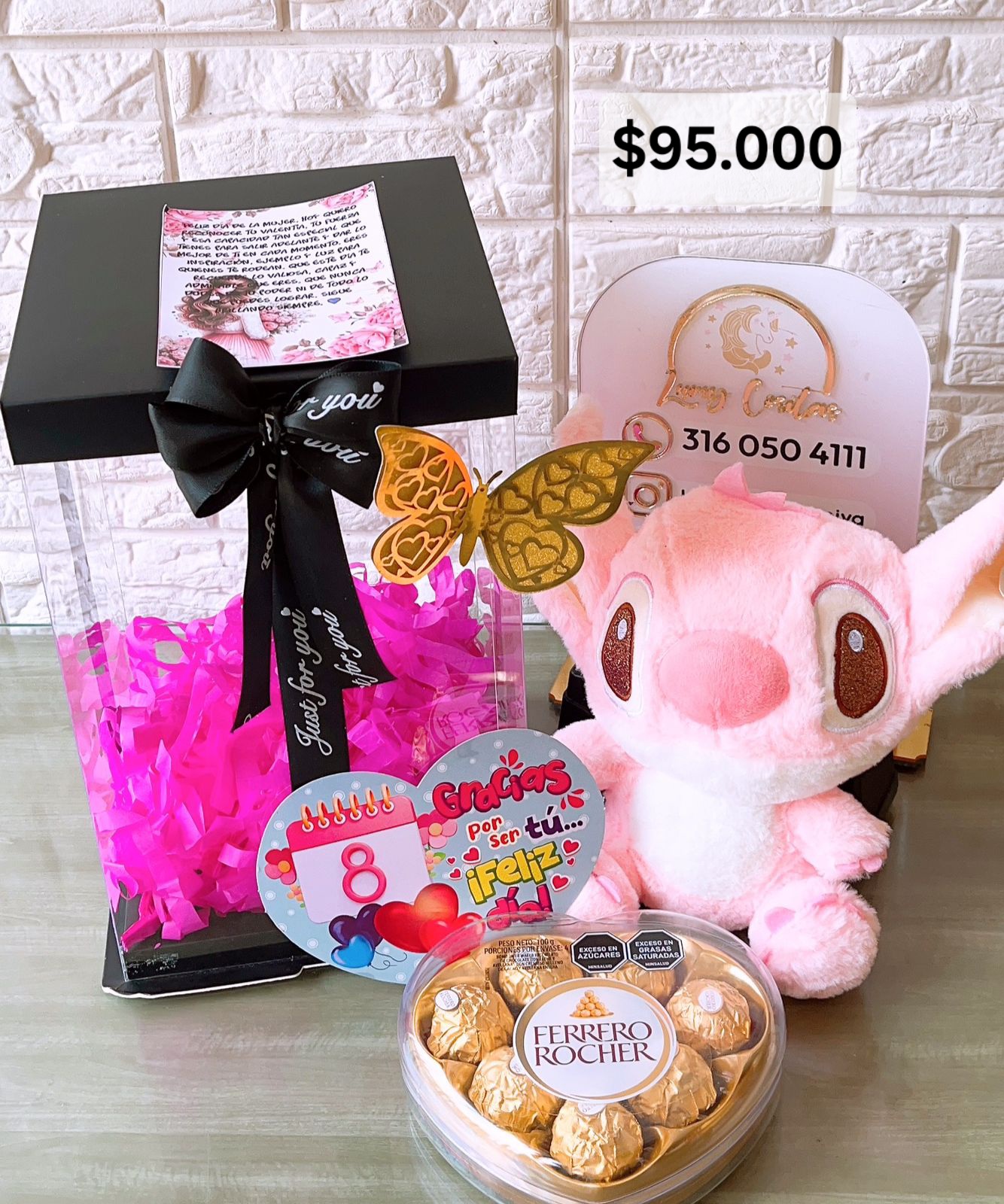 09. PELUCHE DECORADO Y PERFUMADO, EN CAJA 🧸CHOCOLATES 🧸 DEDICATORIA. 😍