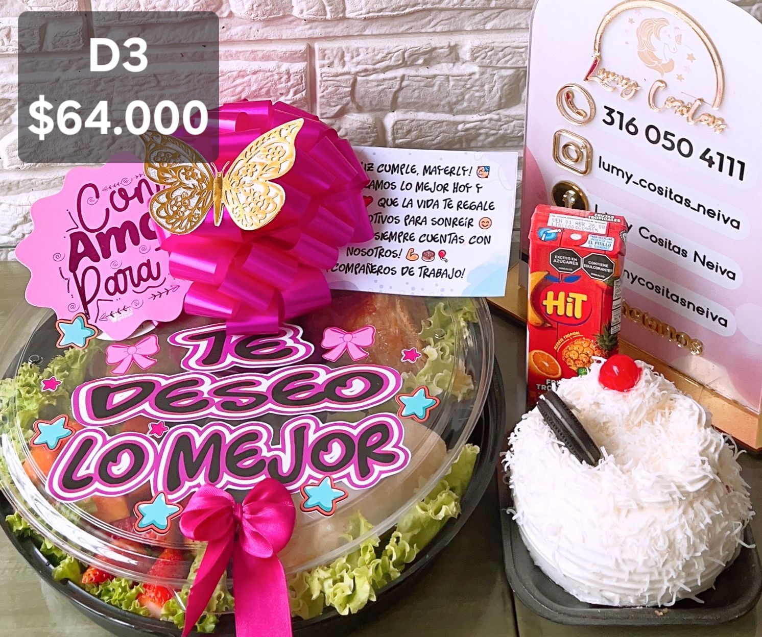 10. DESAYUNO MUJER ♥️ D3 $64.000 ♥️ DESCRIPCIÓN DETALLADA DEL MENU 🍲 .. EN EL LINK DE WHATSAPP  ⬇️