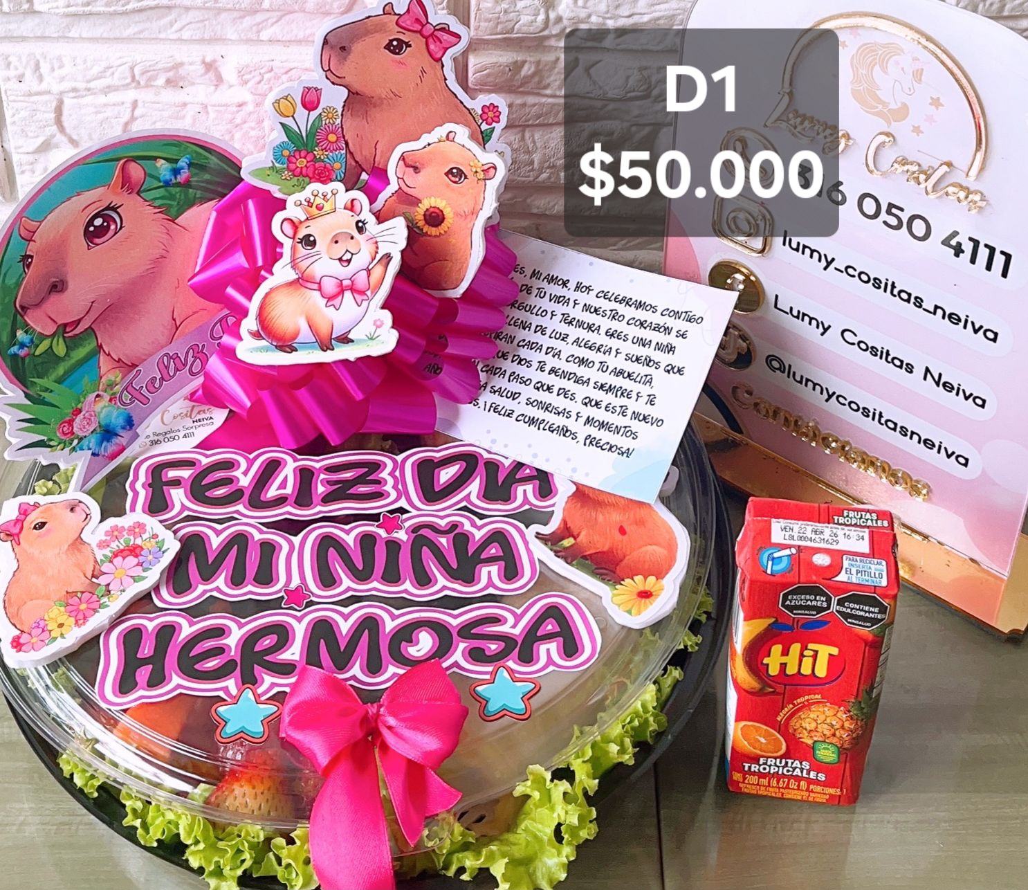 01. DESAYUNO NIÑA ♥️ D1 $50.000 ♥️ DESCRIPCIÓN DETALLADA DEL MENU 🍲 .. EN EL LINK DE WHATSAPP ⬇️