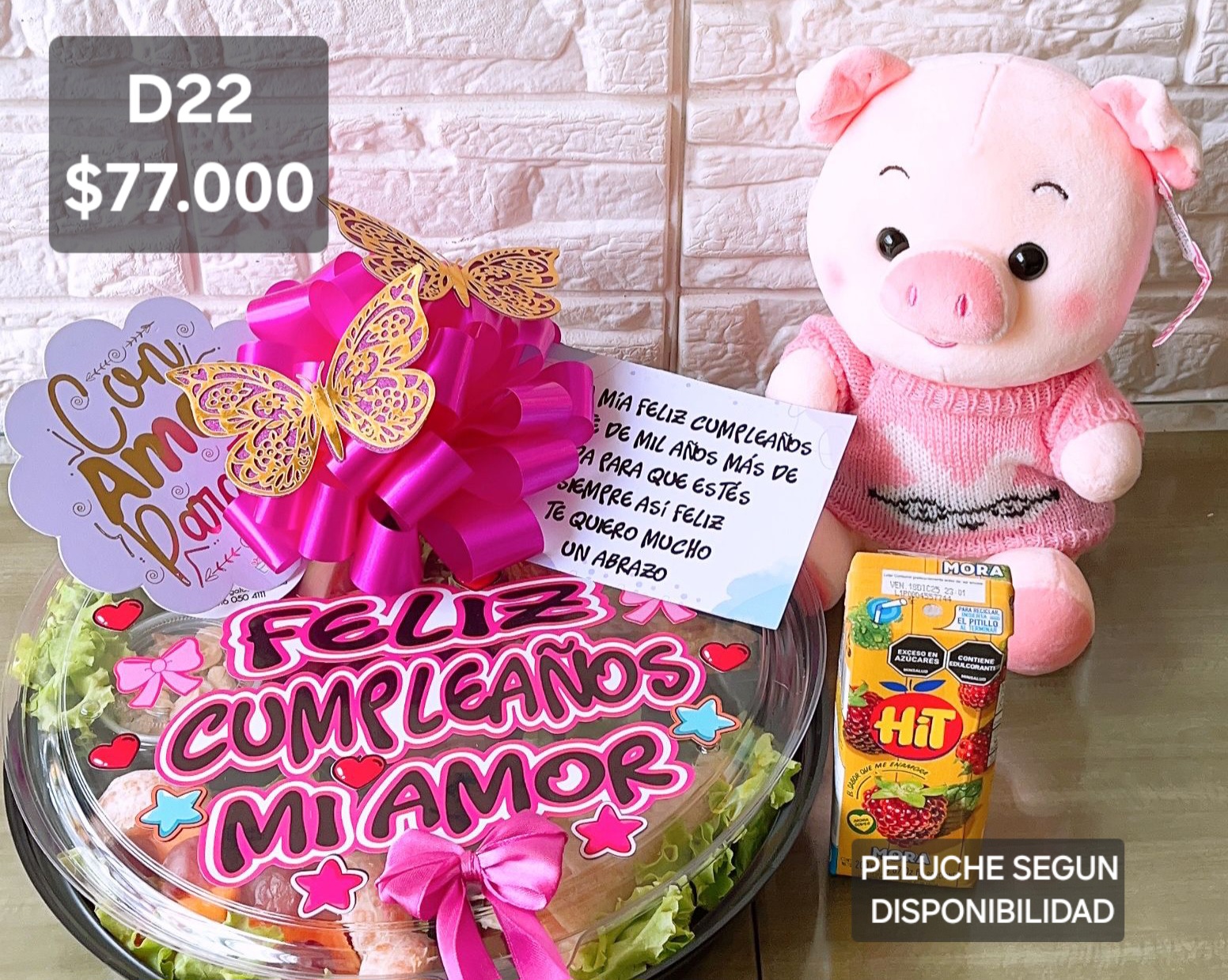 17. DESAYUNO MUJER ♥️ D22 $77.000 ♥️ DESCRIPCIÓN DETALLADA DEL MENU 🍲 .. EN EL LINK DE WHATSAPP  ⬇️