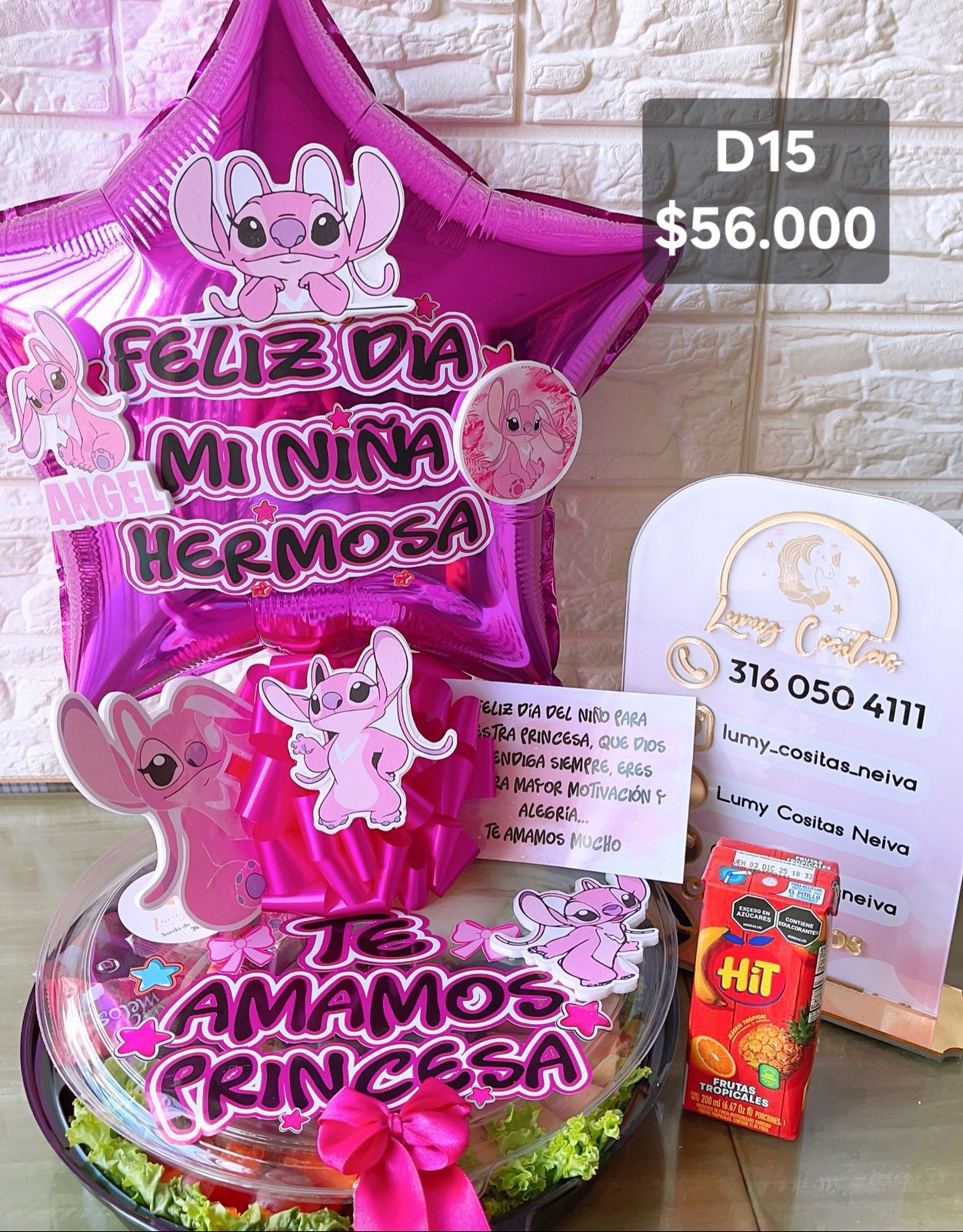 09. DESAYUNO NIÑA ♥️ D15 $56.000 ♥️ DESCRIPCIÓN DETALLADA DEL MENU 🍲 .. EN EL LINK DE WHATSAPP ⬇️