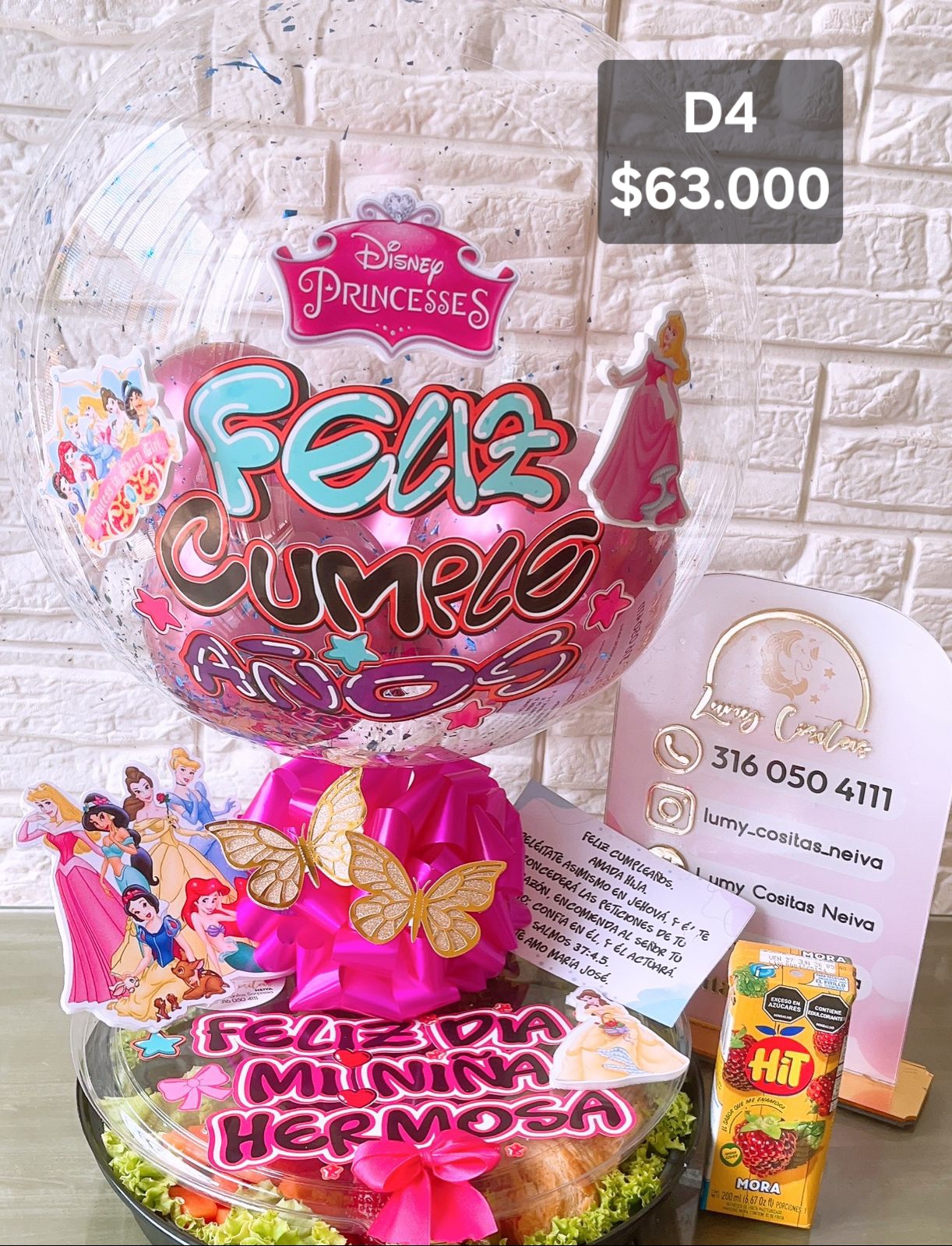 17. DESAYUNO NIÑA ♥️ D4 $63.000 ♥️ DESCRIPCIÓN DETALLADA DEL MENU 🍲 .. EN EL LINK DE WHATSAPP ⬇️