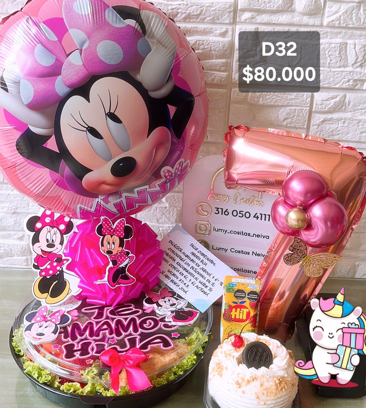 13. DESAYUNO NIÑA ♥️ D32 $80.000 ♥️ DESCRIPCIÓN DETALLADA DEL MENU 🍲 .. EN EL LINK DE WHATSAPP ⬇️