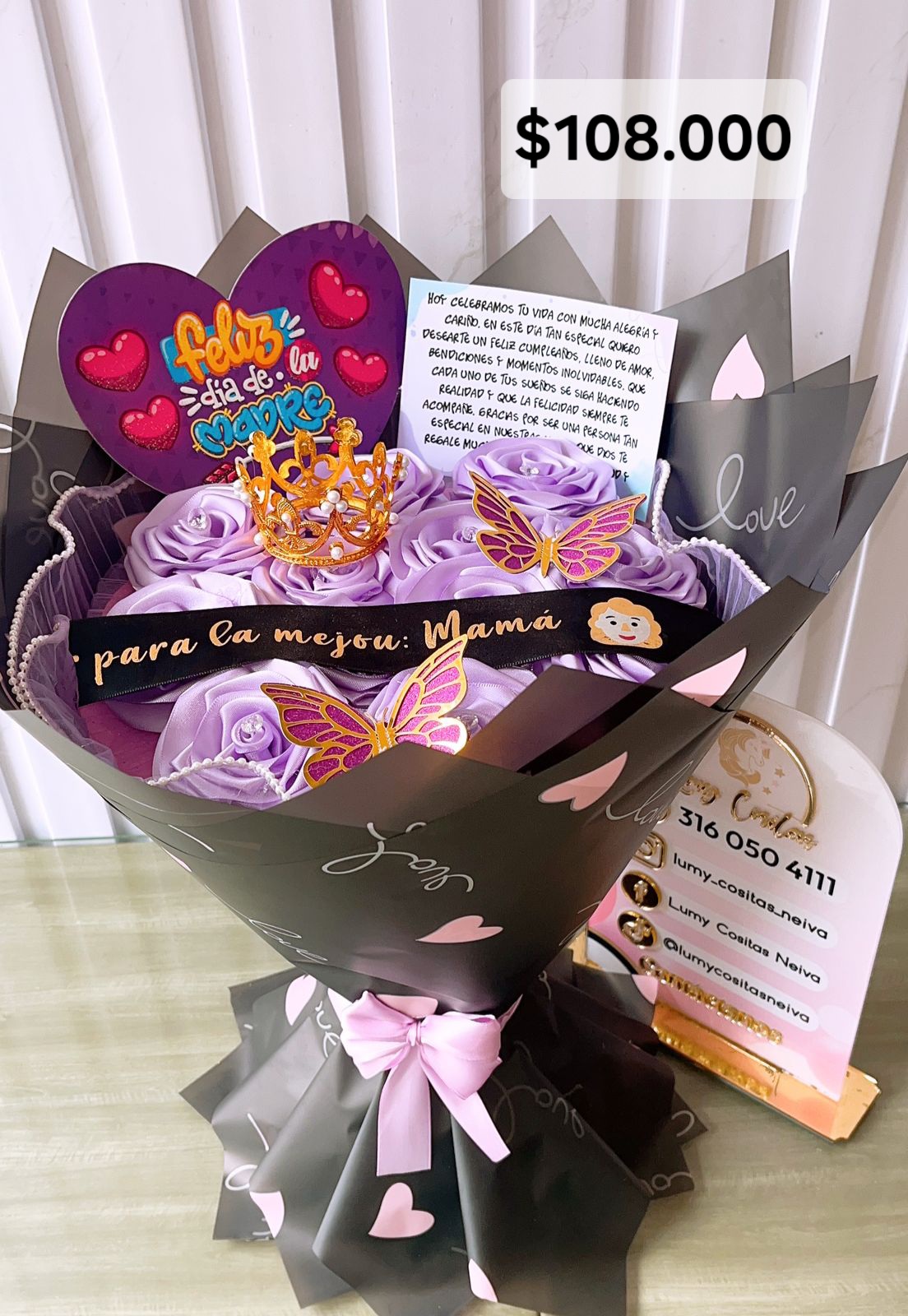 02.FLORES ETERNAS 🌹108.000 🌹 MORADO