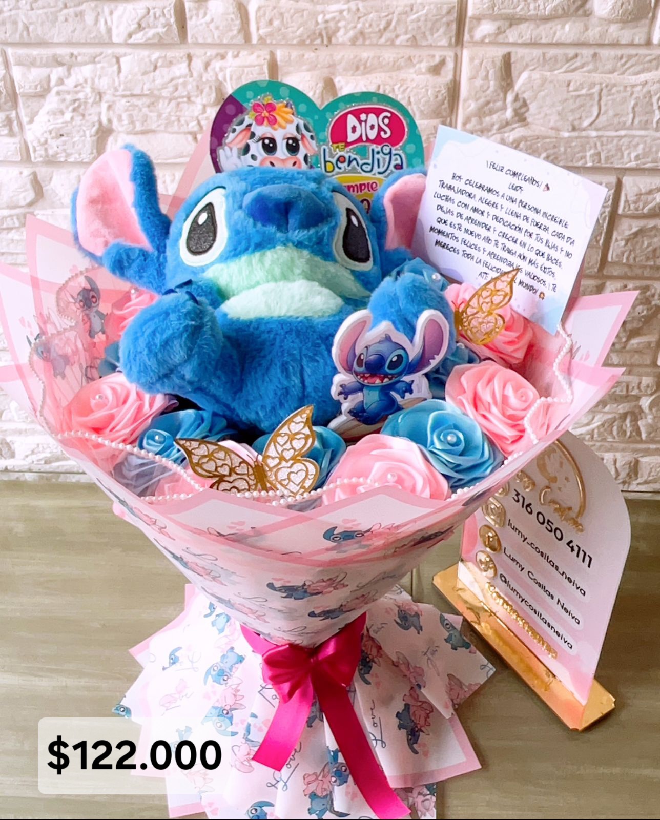 02. FLORES ETERNAS 🌹 $122.000🌹 STICH
