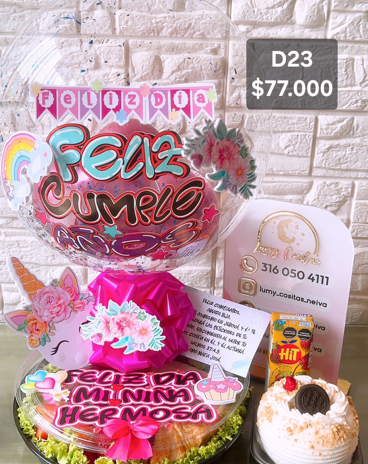 03. DESAYUNO NIÑA ♥️ D23 $77.000 ♥️ DESCRIPCIÓN DETALLADA DEL MENU 🍲 .. EN EL LINK DE WHATSAPP ⬇️
