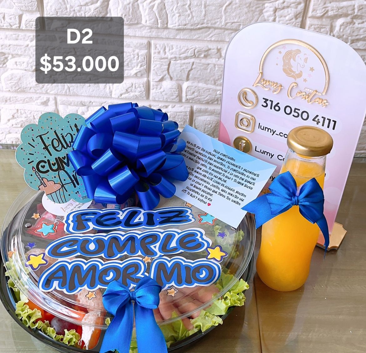 03. DESAYUNO HOMBRE ♥️ D2 $53.000 ♥️ DESCRIPCIÓN DETALLADA DEL MENU 🍲 .. EN EL LINK DE WHATSAPP ⬇️
